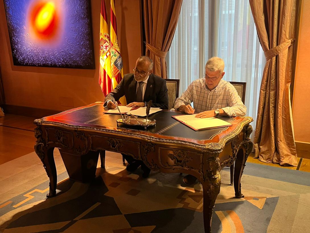 Imatge de la firma signatura del conveni